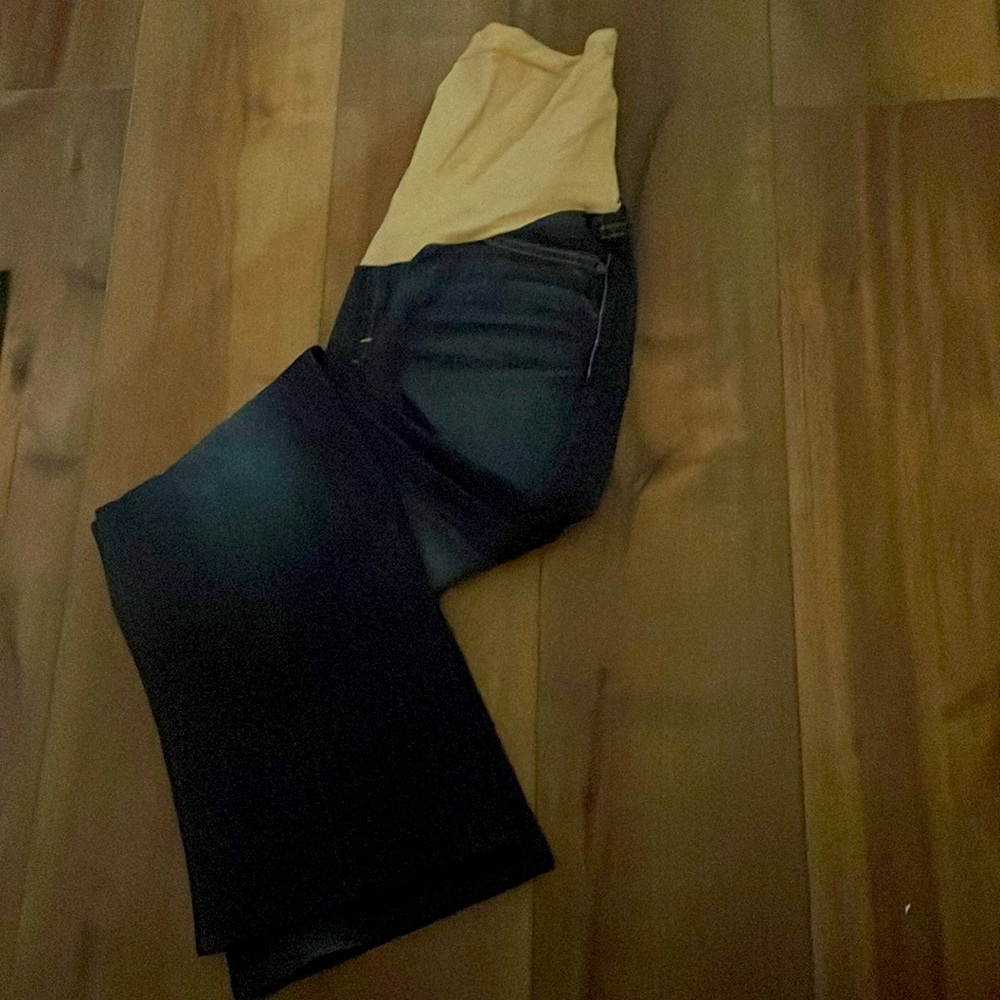 Maternity denim seven jeans